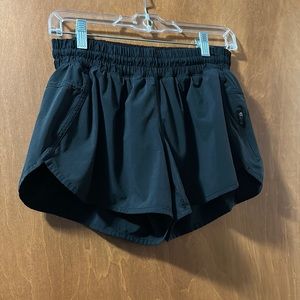 Lululemon Black Tracker Shorts. Size 10.